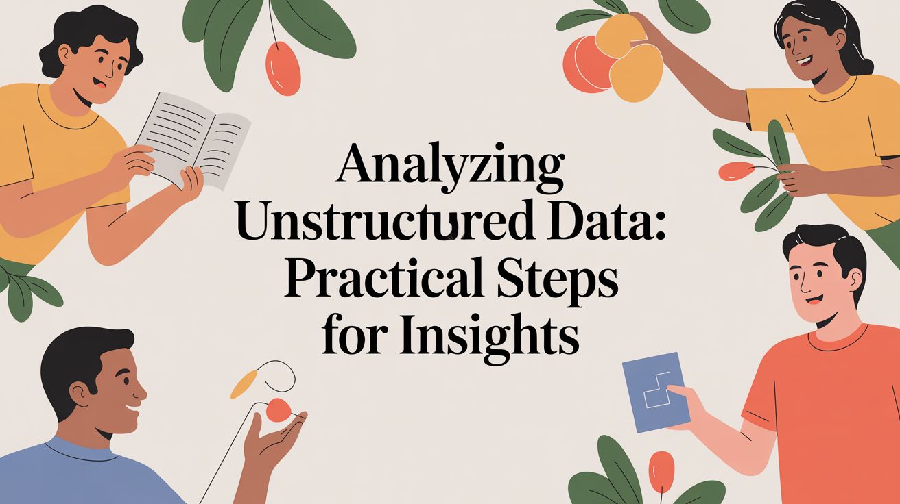 Analyzing unstructured data: practical steps for insights