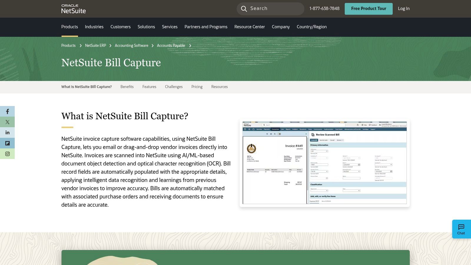 Oracle NetSuite — AP Automation / Bill Capture