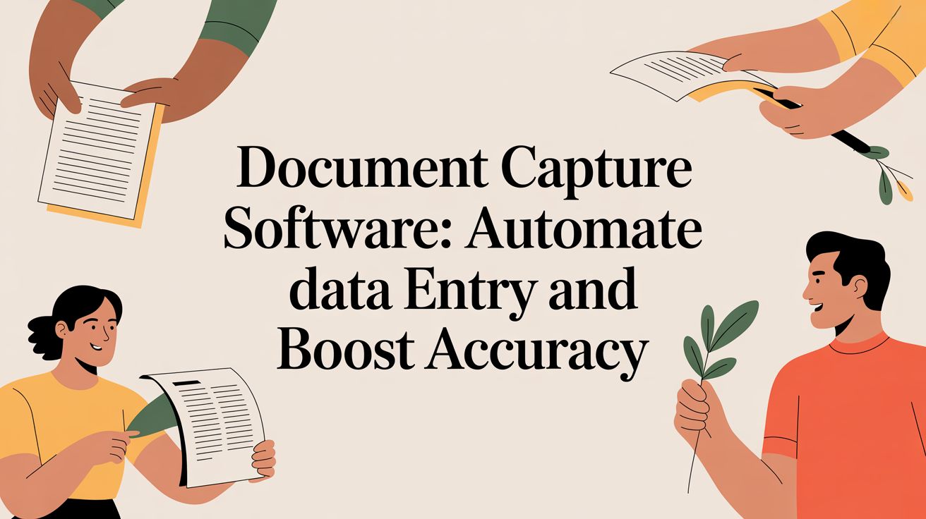 Document Capture Software: Automate Data Entry and Boost Accuracy