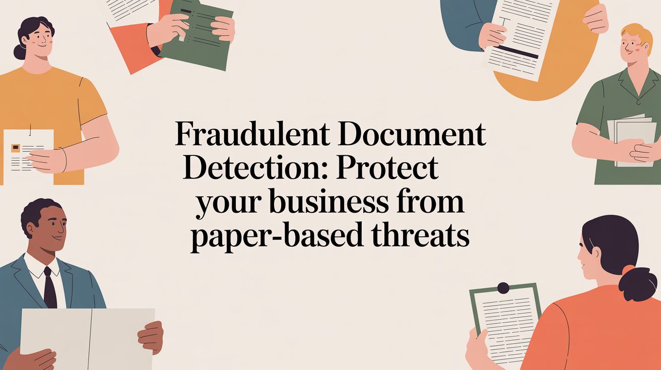 Fraudulent document detection: Protect Your Business from Paper-Based Threats